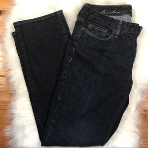 Eddie Bauer Jeans Slim Straight Classic Dark Wash Size 14